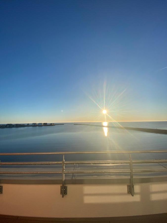 Penthouse Hygge Meerblick Am Strand Olpenitz Exteriör bild